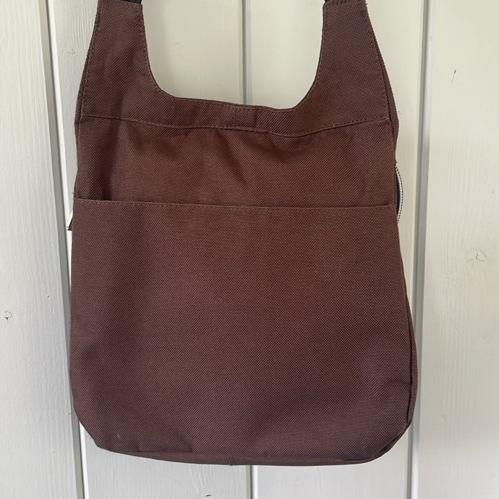 Roots Crossbody Bag Shoulder Bag Brown Beaver Canvas - Picture 6 of 12